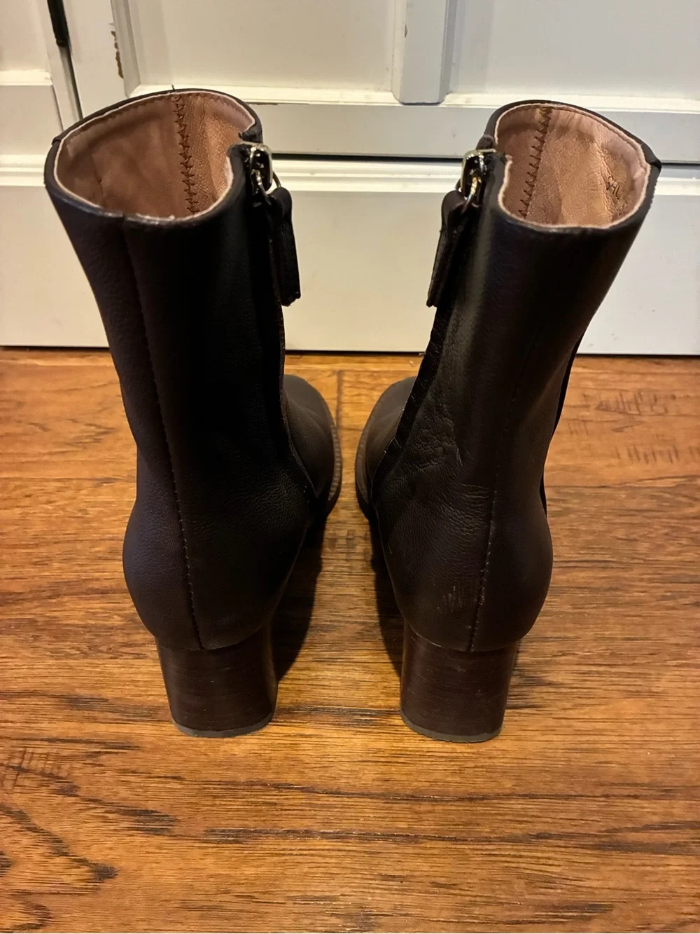 J.Jill Brown Leather Ankle Boots - size 7